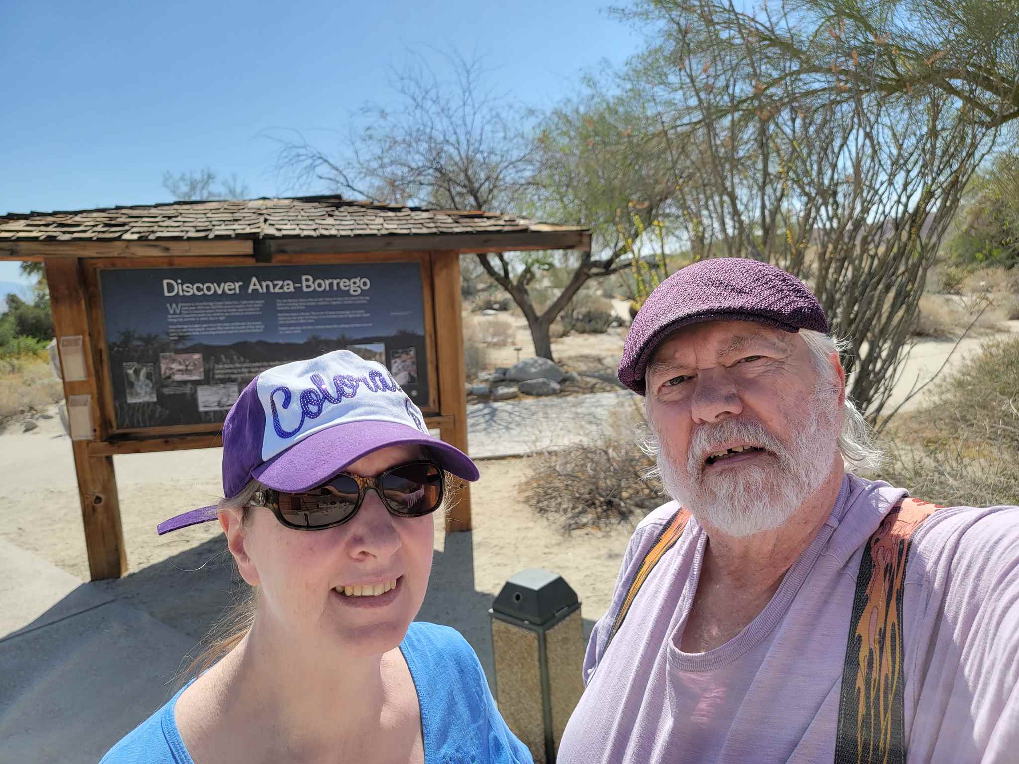 Diana and Noel at Visitors Center