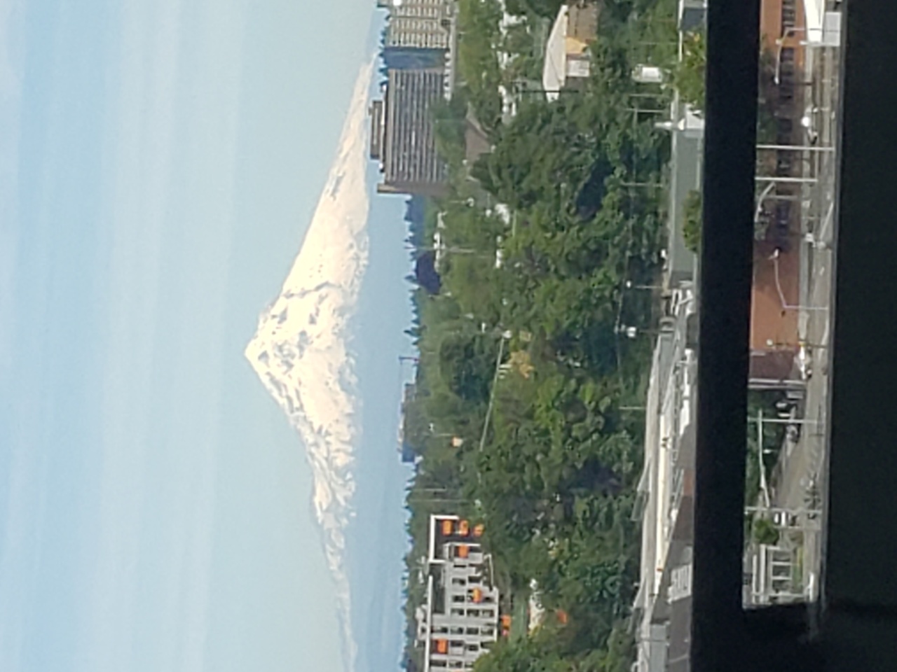 Mt Hood (from an overpass in Portland