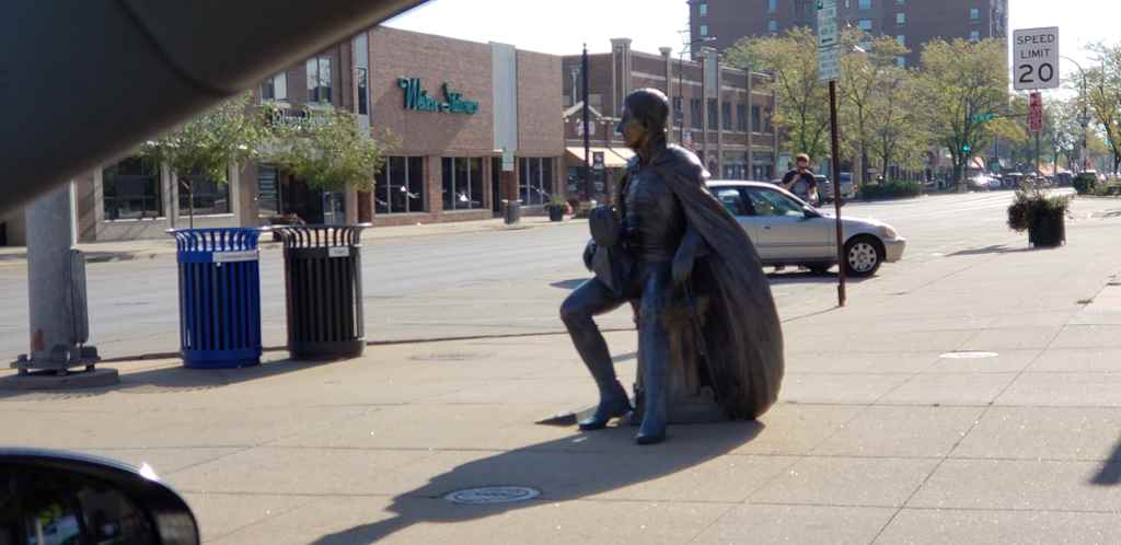 One of many President's statues in downtown Rapid City