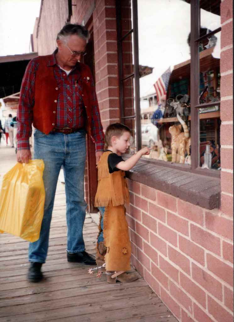 Grandpa and Harry in Tombtone